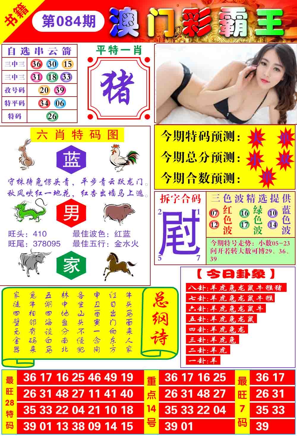 084期澳门彩霸王[图]